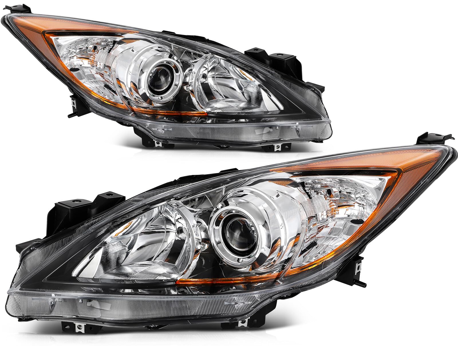 Amazon.com: ECCPP Headlight Assembly for Mazda 3 2010-2013
